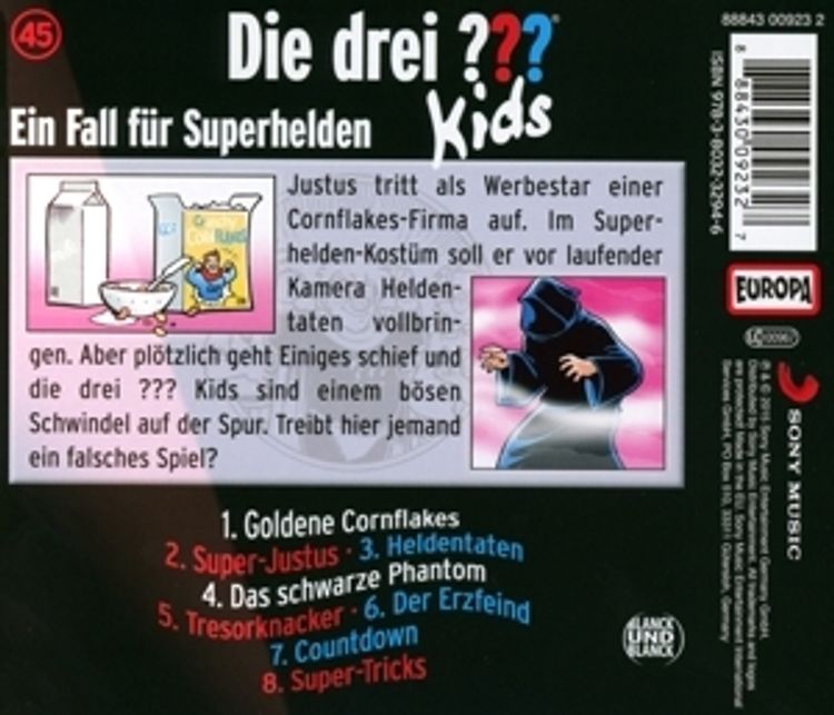 Die drei Fragezeichen-Kids - 45 - Ein Fall für Superhelden Hörbuch jetzt  bei Weltbild.ch bestellen