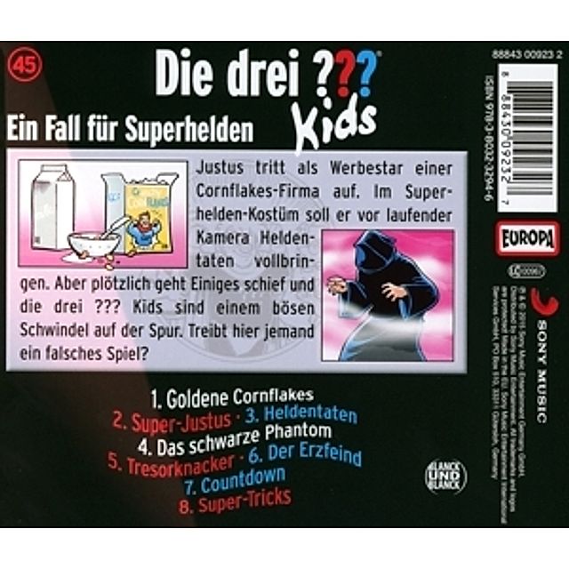 Die drei Fragezeichen-Kids - 45 - Ein Fall für Superhelden Hörbuch jetzt  bei Weltbild.ch bestellen