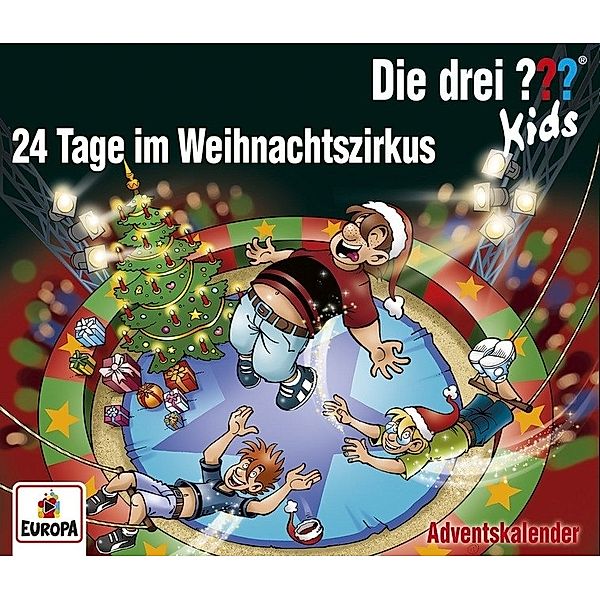 Die drei Fragezeichen-Kids - Die drei ??? Kids - Adventskalender - 24 Tage im Weihnachtszirkus,2 Audio-CDs, Ulf Blank