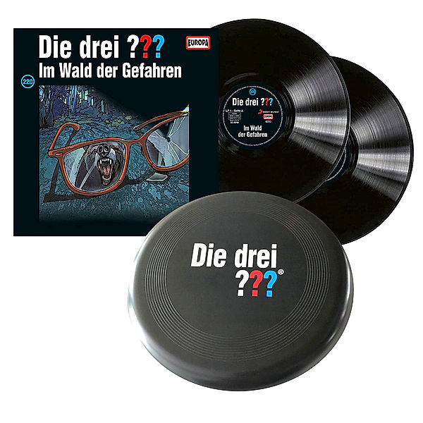 Die drei ??? - Im Wald der Gefahren (Folge 220) (Vinyl) (Exklusives Fanpaket mit 2 LPs + Frisbee), Die drei ???