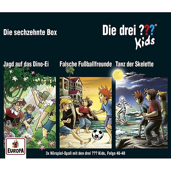 Die drei ??? Kids 3er Box.Box.16,3 Audio-CD, Die Drei ??? Kids