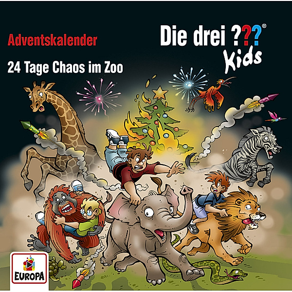 Die drei ??? Kids - Adventskalender - 24 Tage Chaos im Zoo (2 CDs), Ulf Blanck