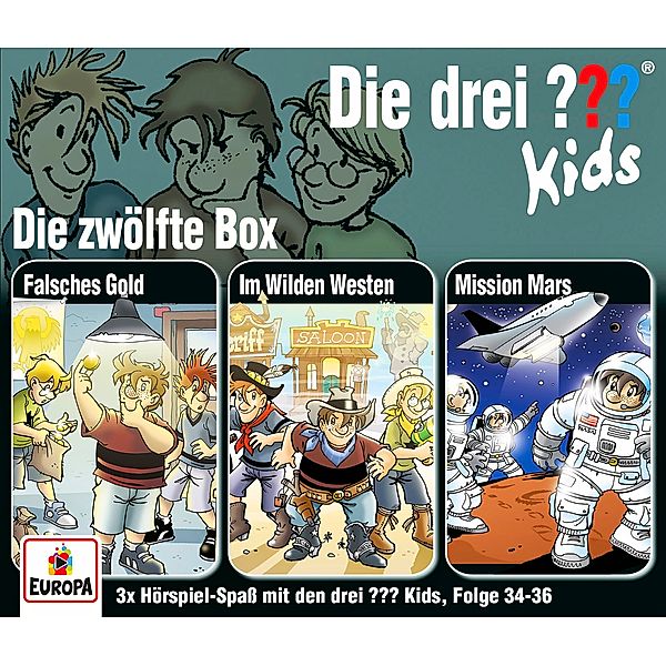 Die drei ???-Kids - Die 12. Box (Folgen 34-36) (3 CDs), Boris Pfeiffer, Ulf Blanck