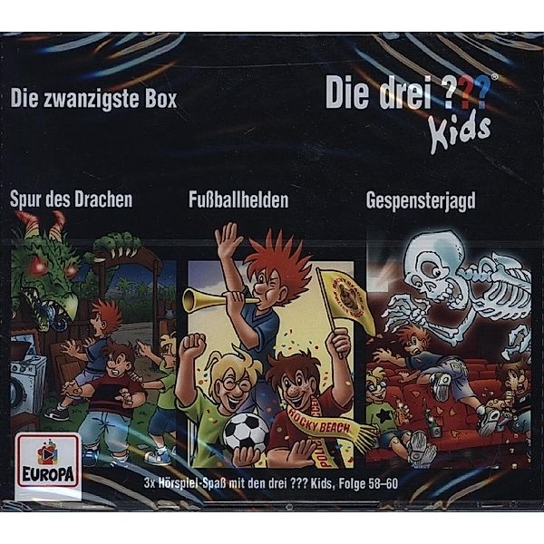 Die drei ???-Kids - Die 20. 3er-Box (Folgen 58, 59, 60) (3 CDs), Die Drei ??? Kids