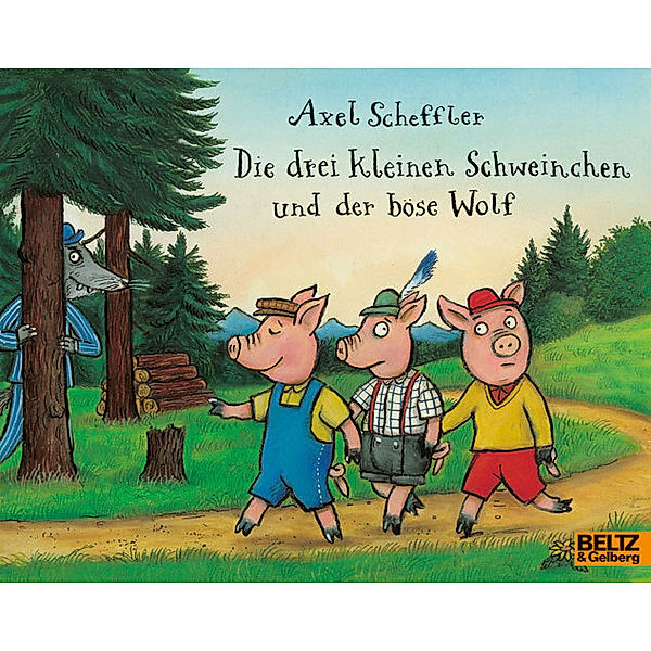 Die drei kleinen Schweinchen und der böse Wolf, Axel Scheffler