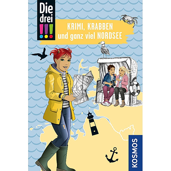 Die drei !!! Krimi, Krabben und ganz viel Nordsee, Julie Bender