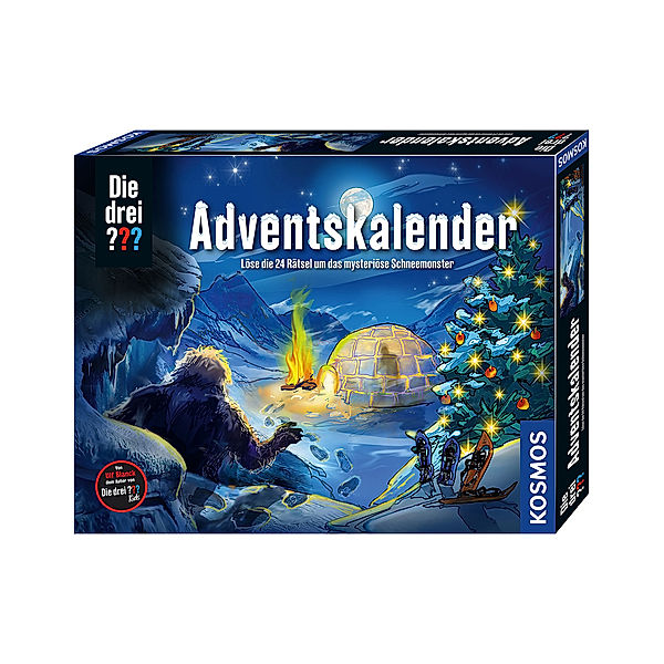 KOSMOS Die drei ??? Rätsel Adventskalender 2023 von KOSMOS