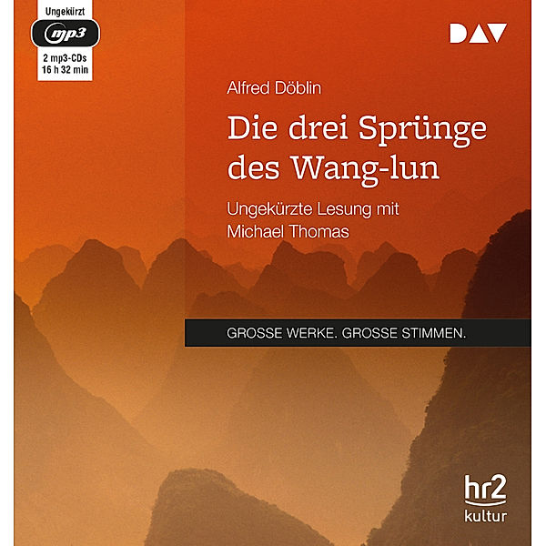 Die drei Sprünge des Wang-lun,2 Audio-CD, 2 MP3, Alfred Döblin