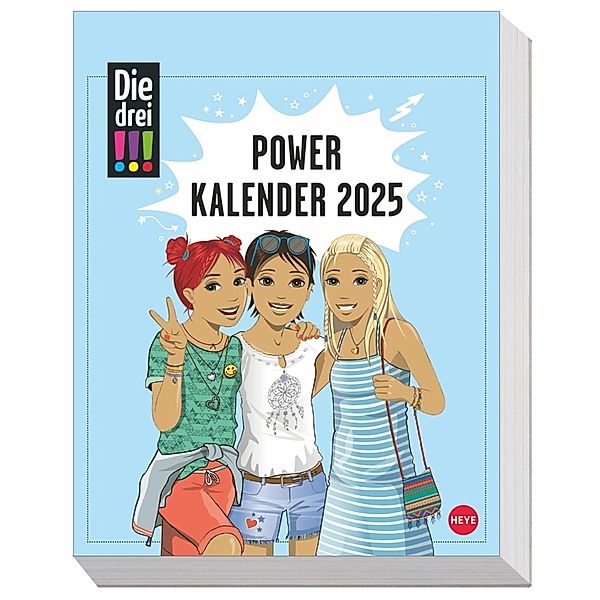 Die drei !!! Tagesabreißkalender 2025