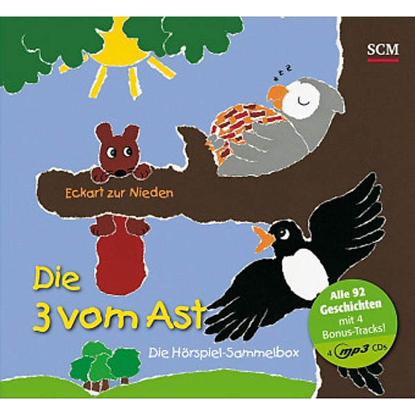 Die Drei vom Ast - Die Hörspiel-Sammelbox, 4 MP3-CDs, Eckart Zur Nieden