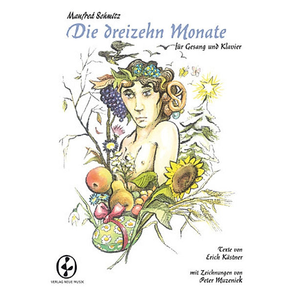 Die dreizehn Monate für Gesang und Klavier, Partitur, Manfred Schmitz