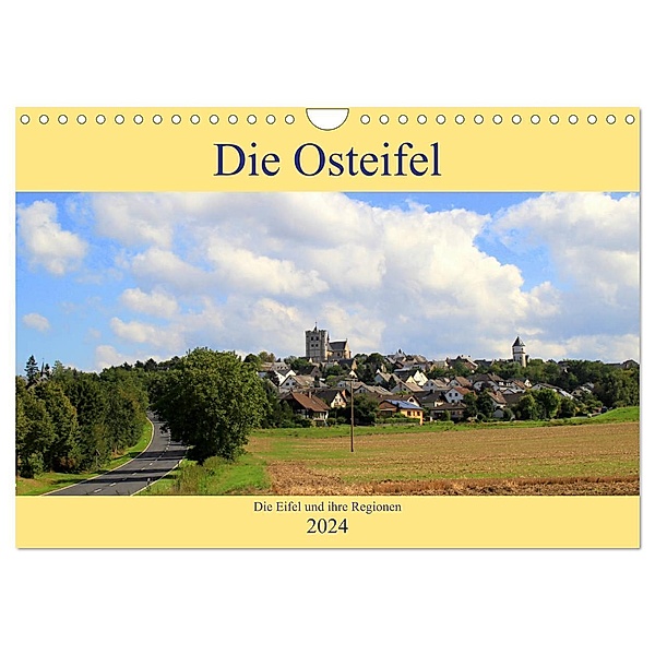 Die Eifel und ihre Regionen - Die Osteifel (Wandkalender 2024 DIN A4 quer), CALVENDO Monatskalender, Arno Klatt