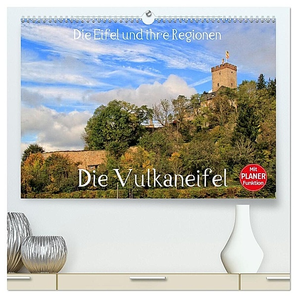 Die Eifel und ihre Regionen - Die Vulkaneifel (hochwertiger Premium Wandkalender 2024 DIN A2 quer), Kunstdruck in Hochglanz, Arno Klatt