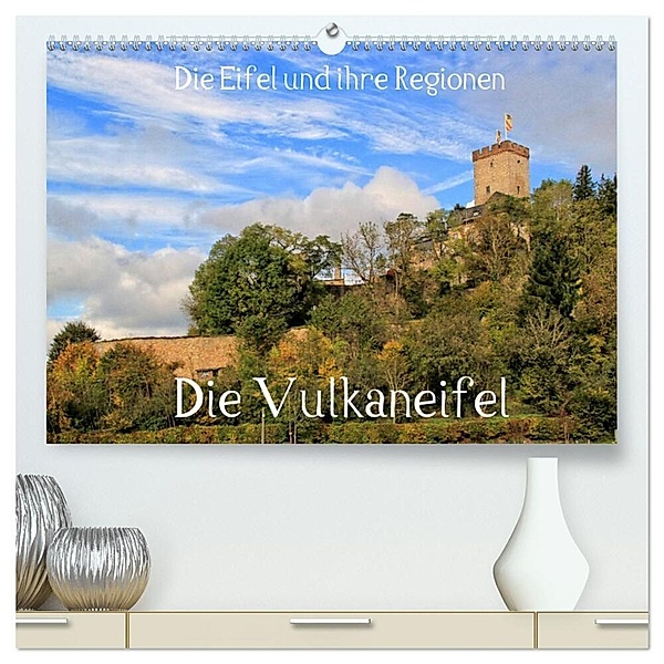 Die Eifel und ihre Regionen - Die Vulkaneifel (hochwertiger Premium Wandkalender 2024 DIN A2 quer), Kunstdruck in Hochglanz, Arno Klatt