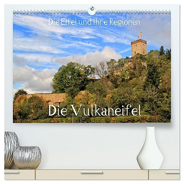 Die Eifel und ihre Regionen - Die Vulkaneifel (hochwertiger Premium Wandkalender 2025 DIN A2 quer), Kunstdruck in Hochglanz, Calvendo, Arno Klatt