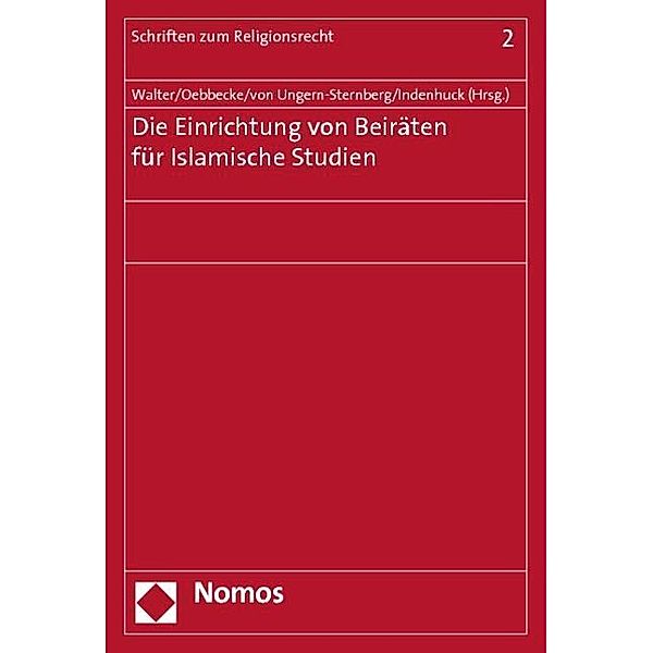 Die Einrichtung von Beiräten für Islamische Studien