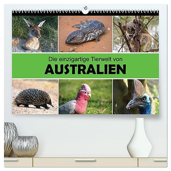 Die einzigartige Tierwelt von Australien (hochwertiger Premium Wandkalender 2024 DIN A2 quer), Kunstdruck in Hochglanz, Christina Williger