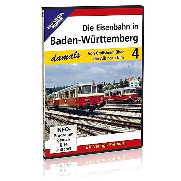 Die Eisenbahn in Baden-Württemberg.Tl.4,1 DVD