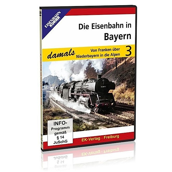Die Eisenbahn in Bayern.Tl.3,1 DVD