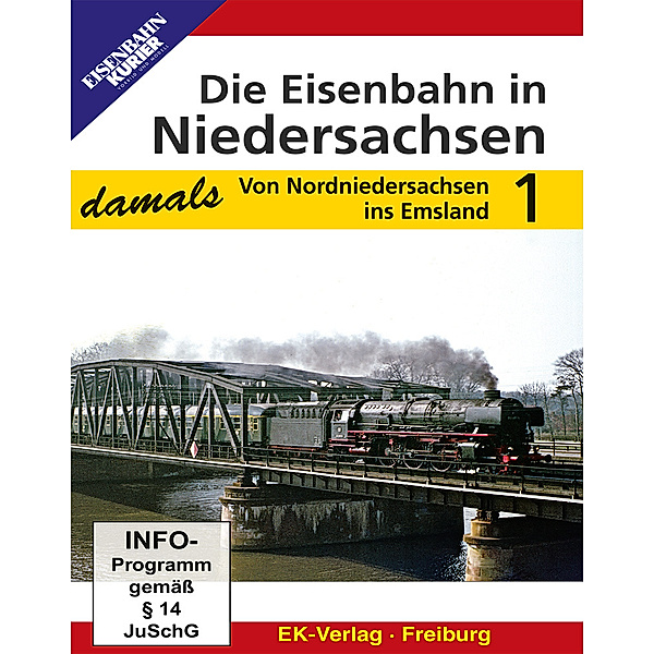 Die Eisenbahn in Niedersachsen - damals.Tl.1,DVD