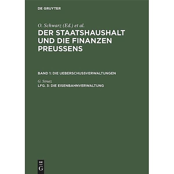 Die Eisenbahnverwaltung, G. Strutz