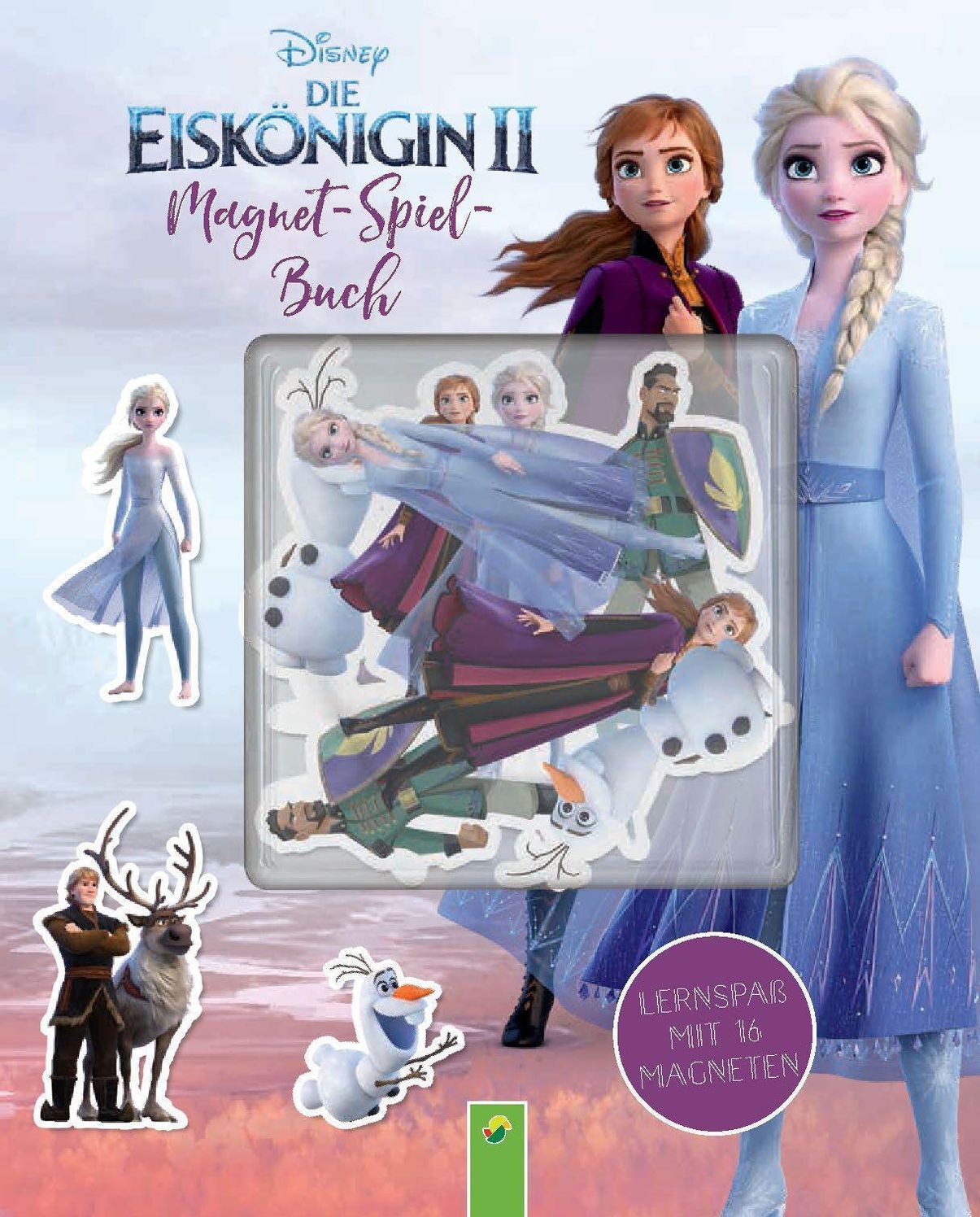 Die Eiskönigin 2 Magnet-Spiel-Buch. Frozen-Magnetbuch mit Elsa und Anna Buch