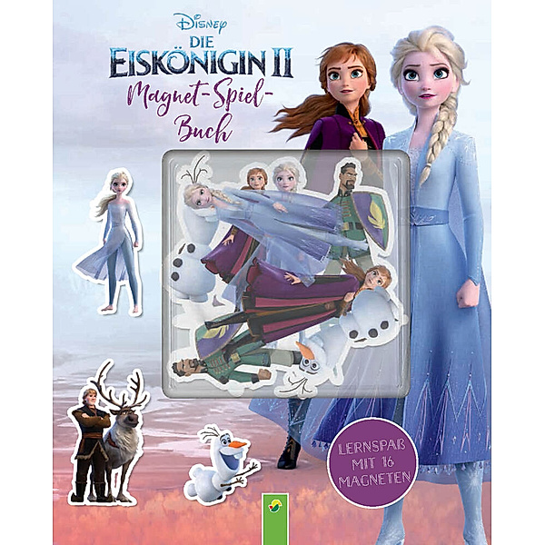 Die Eiskönigin 2 Magnet-Spiel-Buch. Frozen-Magnetbuch mit Elsa und Anna, Schwager & Steinlein Verlag