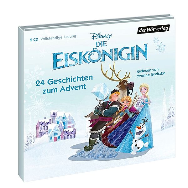 Die Eiskönigin - 24 Geschichten zum Advent,2 Audio-CD, Walt Disney