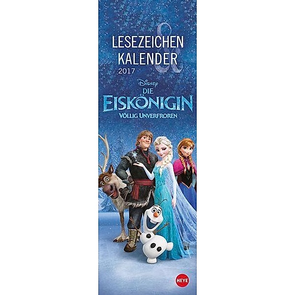 Die Eiskönigin Lesezeichen & Kalender 2017