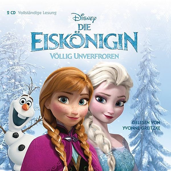 Die Eiskönigin - Völlig unverfroren,2 Audio-CDs, Walt Disney