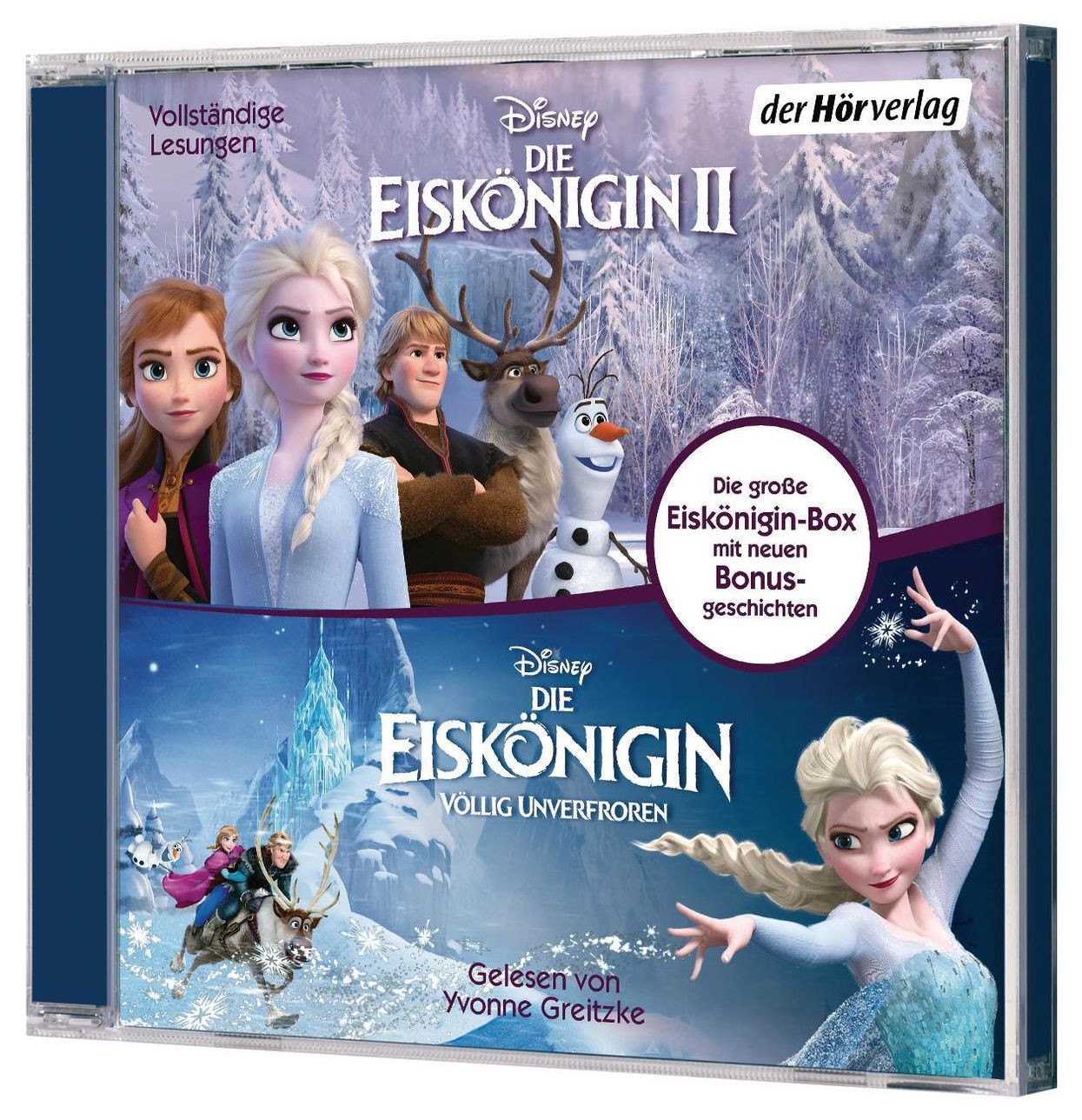 Die Eiskönigin - völlig unverfroren & Die Eiskönigin 2, 1 Audio-CD, 1 MP3