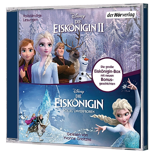 Die Eiskönigin - völlig unverfroren & Die Eiskönigin 2,1 Audio-CD, 1 MP3, Shane Morris, Jennifer Lee