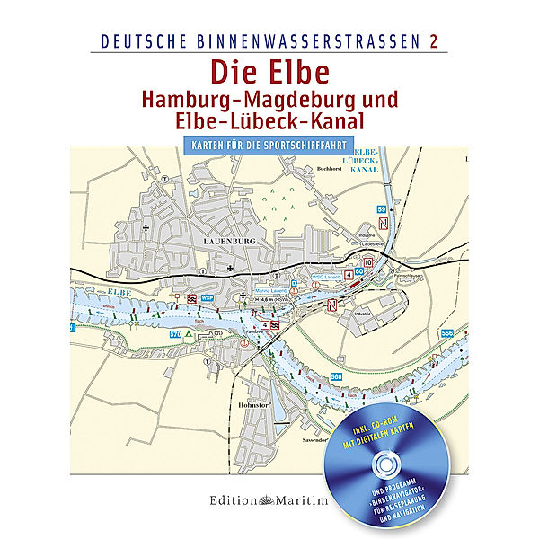 Die Elbe / Hamburg - Magdeburg und Elbe-Lübeck-Kanal