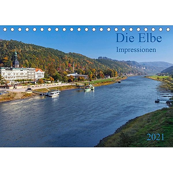 Die Elbe Impressionen (Tischkalender 2021 DIN A5 quer), Prime Selection