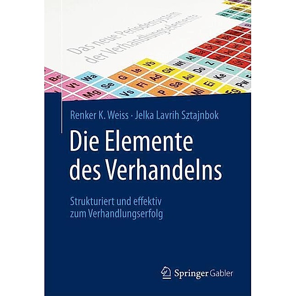 Die Elemente des Verhandelns, Renker K. Weiss, Jelka Lavrih Sztajnbok