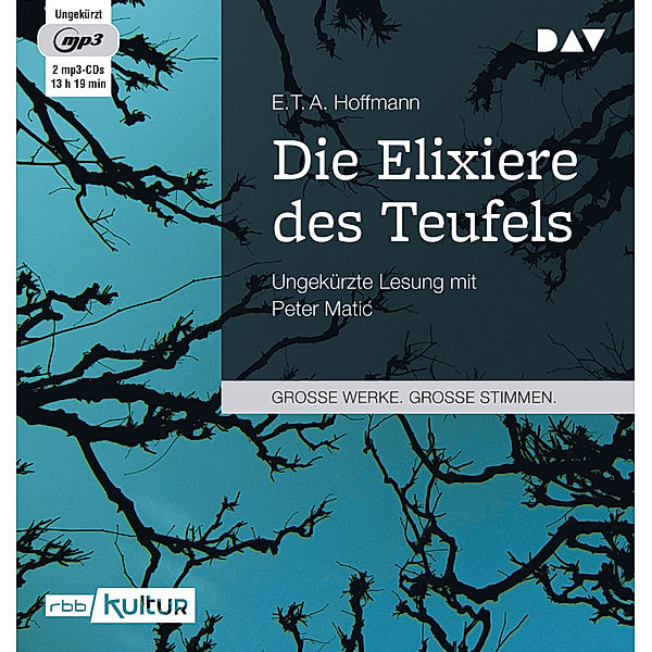 Die Elixiere des Teufels,2 Audio-CD, 2 MP3, E. T. A. Hoffmann