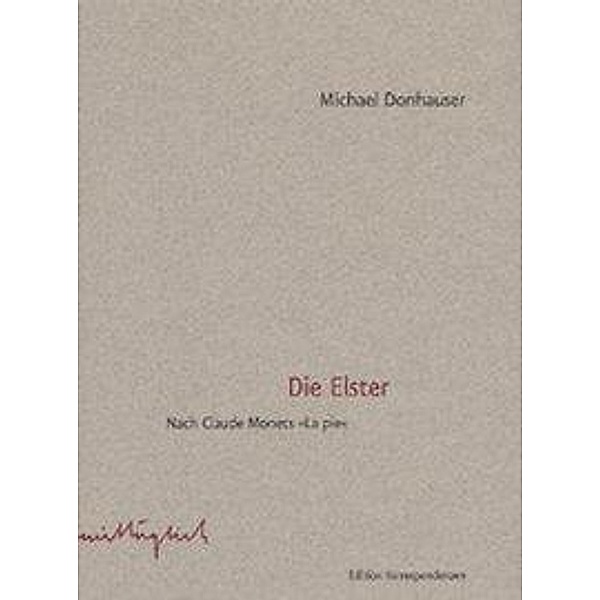 Die Elster, Michael Donhauser