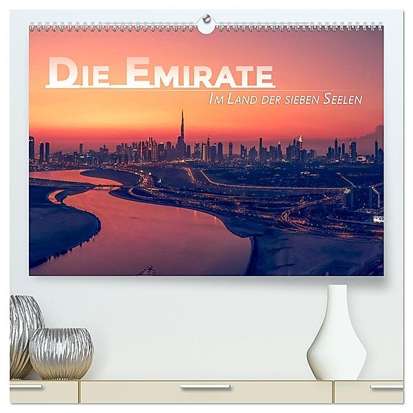 Die Emirate - Im Land der sieben Seelen (hochwertiger Premium Wandkalender 2025 DIN A2 quer), Kunstdruck in Hochglanz, Calvendo, Sonja Schlichter