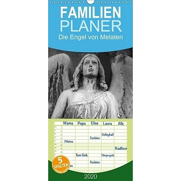 Die Engel von Melaten - Familienplaner hoch (Wandkalender 2020 , 21 cm x 45 cm, hoch), Patrick Klein