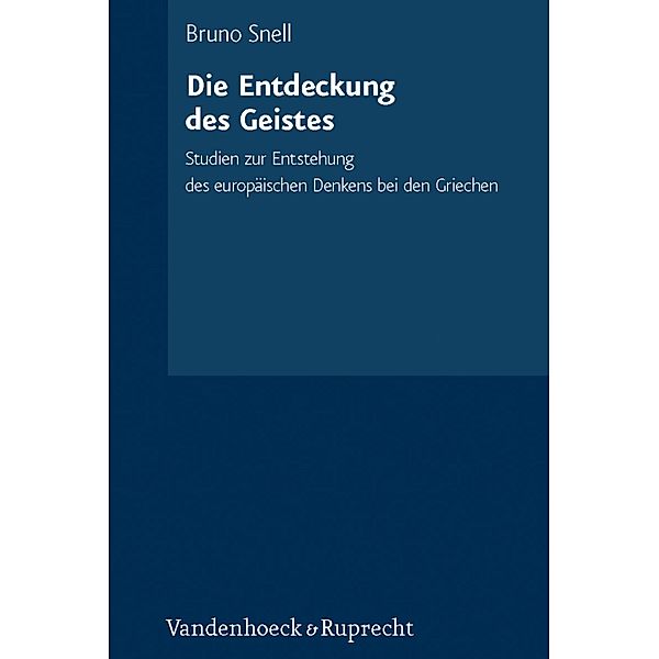 Die Entdeckung des Geistes, Bruno Snell