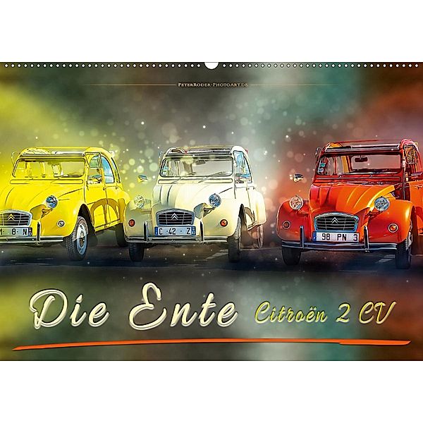 Die Ente - Citroën 2CV (Wandkalender 2020 DIN A2 quer), Peter Roder