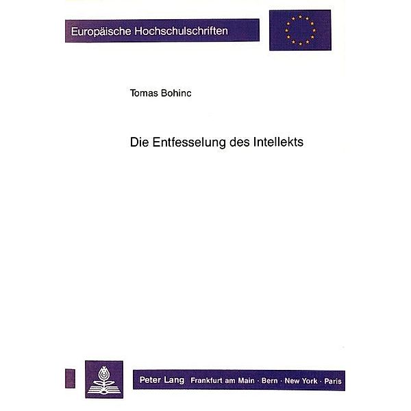 Die Entfesselung des Intellekts, Thomas Bohinc