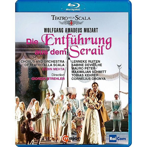 Die Entführung Aus Dem Serail [Blu-Ray], Ruiten, Devieilhe, Obonya, Zubin Mehta