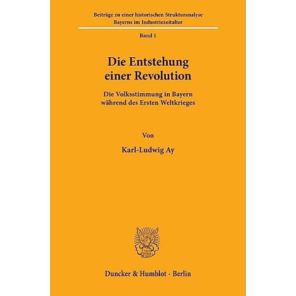 Die Entstehung einer Revolution., Karl-Ludwig Ay