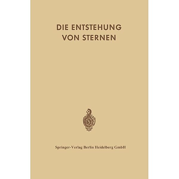 Die Entstehung von Sternen durch Kondensation Diffuser Materie, Geoffrey R. Burbidge, F. D. Kahn, R. Erbert, S. v. Hoerner, S. Temesvary