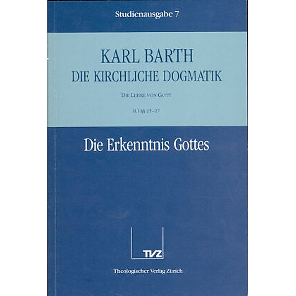 Die Erkenntnis Gottes, Karl Barth