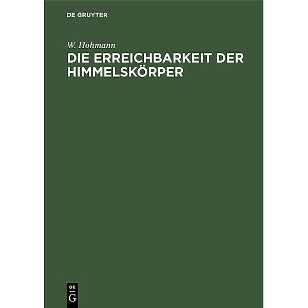 Die Erreichbarkeit der Himmelskörper / Jahrbuch des Dokumentationsarchivs des österreichischen Widerstandes, W. Hohmann