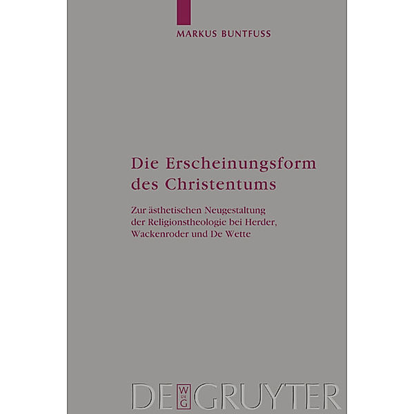 Die Erscheinungsform des Christentums, Markus Buntfuss