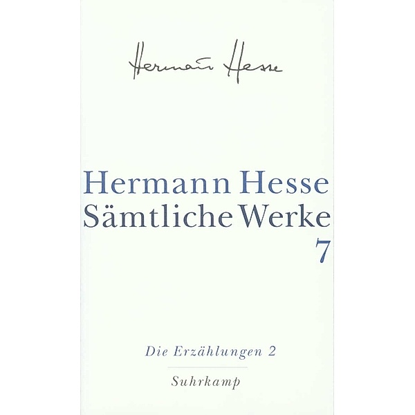Die Erzählungen.Tl.2, Hermann Hesse