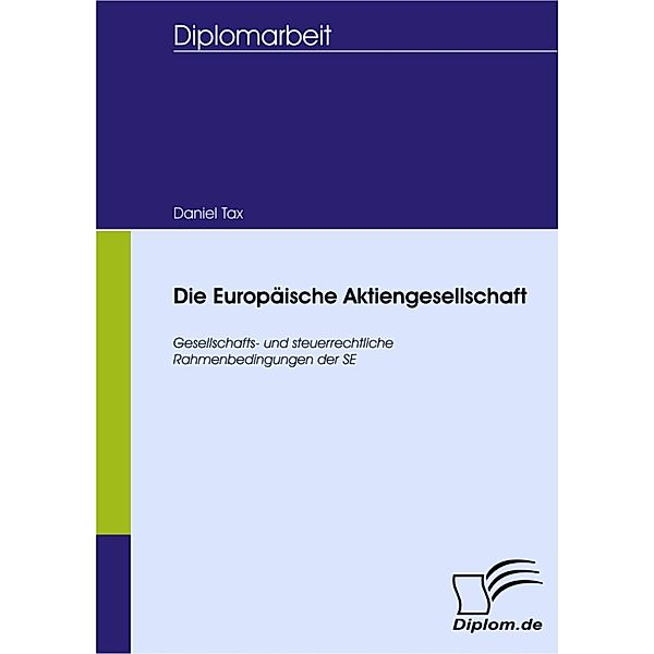 Die Europäische Aktiengesellschaft, Daniel Tax